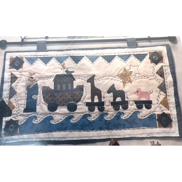 Noahs Rolling Ark Embroidery Quilt Pattern By Diane Arthurs From The Powder Mill - Picture 1 of 4